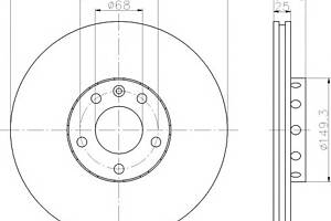 Гальмівний диск для моделей: AUDI (A6, A6, A4, A4, A4, A4, A4), SEAT (EXEO, EXEO), SKODA (SUPERB), VOLKSWAGEN (PASSAT, PASSAT)