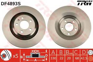Тормозной диск   для моделей: AUDI (A6, A6,A6)