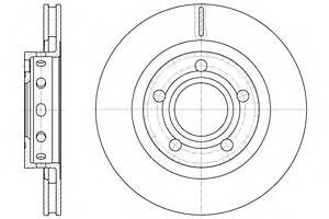 Тормозной диск для моделей: AUDI (A8), MERCEDES-BENZ (T2-LN1,T2-LN1,VARIO,VARIO,VARIO)