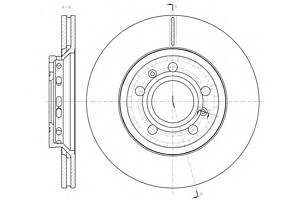 Тормозной диск для моделей: AUDI (A8), VOLKSWAGEN (PHAETON)