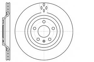 Тормозной диск для моделей: AUDI (ALLROAD, A6,A6,A6)