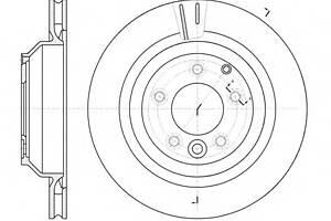 Тормозной диск для моделей: AUDI (Q7), PORSCHE (CAYENNE,CAYENNE), VOLKSWAGEN (TOUAREG)