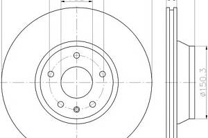 Тормозной диск для моделей: AUDI (TT, TT,TT)