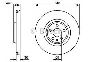 Тормозной диск   для моделей: AUDI (TT, TT)
