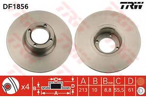 Тормозной диск для моделей: AUSTIN (1000-Series, MINI), INNOCENTI (MINI), ROVER (MINI,MINI)