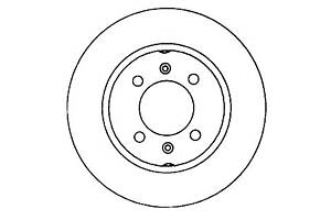 Тормозной диск для моделей: AUSTIN (MAESTRO, MONTEGO,MONTEGO), MG (MAESTRO), RELIANT (SCIMITAR), ROVER (100,100,MONTEG