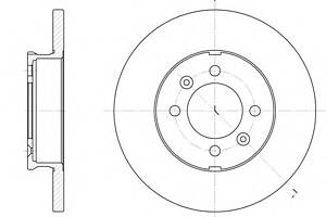 Тормозной диск для моделей: AUSTIN (MAESTRO, MONTEGO,MONTEGO), MG (MAESTRO,MONTEGO), RELIANT (SCIMITAR,SCIMITAR), ROVE