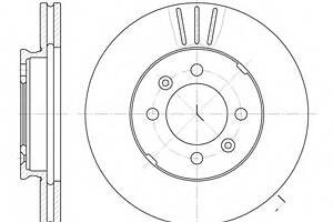 Тормозной диск для моделей: AUSTIN (MAESTRO, MONTEGO,MONTEGO), MG (MAESTRO,MONTEGO,MGF,MG), ROVER (100,100,MONTEGO,MAE