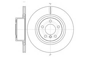 Гальмівний диск для моделей: BMW (X3)