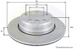 Гальмівний диск для моделей: BMW (X5)