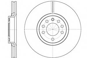 Тормозной диск для моделей: CADILLAC (BLS), OPEL (VECTRA,VECTRA,SIGNUM,VECTRA), SAAB (9-3,9-3,9-3), VAUXHALL (VECTRA,