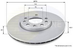 Тормозной диск для моделей: CHEVROLET (ASTRA, ASTRA,VECTRA), HOLDEN (VECTRA), LOTUS (ELISE), OPEL (CALIBRA,VECTRA,VECT