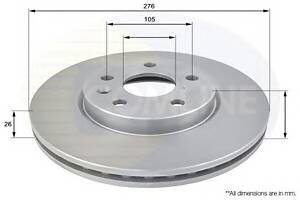 Тормозной диск для моделей: CHEVROLET (CRUZE, AVEO,CRUZE,CRUZE), OPEL (ASTRA,ASTRA,ASTRA), VAUXHALL (ASTRAVAN,ASTRA,AS