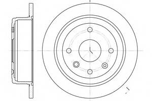 Тормозной диск для моделей: CHEVROLET (LACETTI, NUBIRA,NUBIRA), DAEWOO (LACETTI)