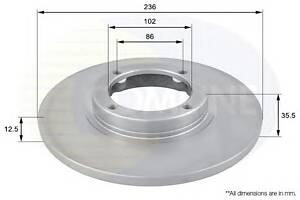 Тормозной диск для моделей: CHEVROLET (MATIZ, SPARK,SPARK), DAEWOO (MATIZ)