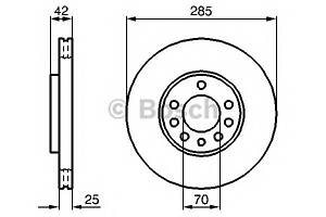 Тормозной диск для моделей: CHEVROLET (VECTRA), FIAT (CROMA), OPEL (VECTRA,VECTRA,SIGNUM,VECTRA), SAAB (9-3,9-3,9-3,9