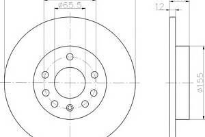 Тормозной диск для моделей: CHEVROLET (VECTRA, VECTRA), FIAT (CROMA), HOLDEN (VECTRA,VECTRA), OPEL (VECTRA,VECTRA,SIGN