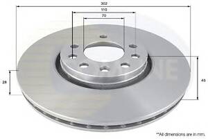 Тормозной диск для моделей: CHEVROLET (VECTRA, VECTRA), OPEL (VECTRA,VECTRA,SIGNUM,VECTRA), SAAB (9-3,9-3,9-3,9-3X), V