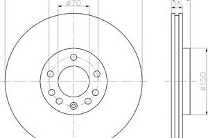 Тормозной диск для моделей: CHEVROLET (ZAFIRA), HOLDEN (ASTRA,ASTRA,ASTRA,ASTRA,ASTRA,ASTRA), OPEL (VECTRA,VECTRA,AST