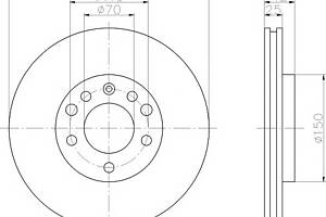 Тормозной диск для моделей: CHEVROLET (ZAFIRA, MERIVA,VIVA), HOLDEN (ASTRA,ASTRA,ASTRA,ZAFIRA,ASTRA,ASTRA,ASTRA), OPEL