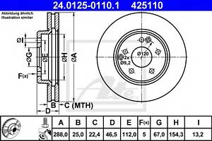 Гальмівний диск для моделей: CHRYSLER (CROSSFIRE, CROSSFIRE), MERCEDES-BENZ (C-CLASS, E-CLASS, C-CLASS, E-CLASS, SLK, CLK, CL...