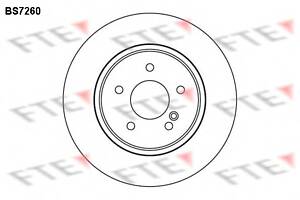 Гальмівний диск для моделей: CHRYSLER (CROSSFIRE, CROSSFIRE), MERCEDES-BENZ (C-CLASS, E-CLASS, C-CLASS, SLK, CLK, CLK, C-CLAS...