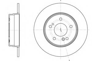 Тормозной диск для моделей: CHRYSLER (CROSSFIRE, CROSSFIRE), MERCEDES-BENZ (E-CLASS,E-CLASS,E-CLASS,E-CLASS,E-CLASS,E-