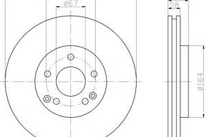 Тормозной диск для моделей: CHRYSLER (CROSSFIRE, CROSSFIRE), MERCEDES-BENZ (E-CLASS,E-CLASS,E-CLASS,SLK,CLK,CLK,C-CLAS