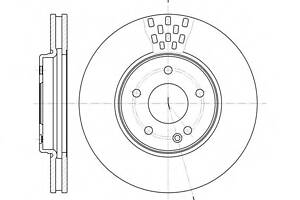 Тормозной диск для моделей: CHRYSLER (CROSSFIRE, CROSSFIRE), MERCEDES-BENZ (E-CLASS,E-CLASS,SLK,CLK,CLK,C-CLASS,C-CLAS