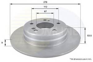 Гальмівний диск для моделей: CHRYSLER (CROSSFIRE, CROSSFIRE), MERCEDES-BENZ (E-CLASS, S-CLASS, E-CLASS, C-CLASS, E-CLASS, C-