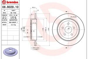 Тормозной диск для моделей: CHRYSLER (NEON, NEON,PT-CRUISER,PT-CRUISER), DODGE (NEON,NEON), PLYMOUTH (NEON,NEON)