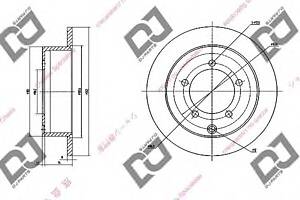 Тормозной диск для моделей: CHRYSLER (SEBRING, SEBRING), MITSUBISHI (ECLIPSE,SPACE-RUNNER,OUTLANDER,LANCER,LANCER,OUTL