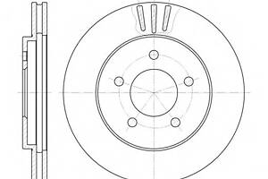Тормозной диск для моделей: CHRYSLER (VOYAGER, 300-M), DODGE (CARAVAN), PLYMOUTH (VOYAGER)
