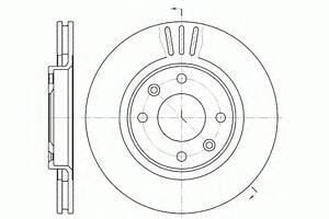 Тормозной диск для моделей: CITROËN (BERLINGO, BERLINGO,XSARA,XSARA,XSARA,XSARA,C5,C5,C3,C3,C2,C4,C4,C5,C5,C3,C3,DS3,C