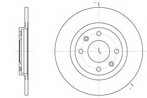 Диск гальмівний для моделей:CITROËN (BX,BX), PEUGEOT (305,305,405,405,405,405)
