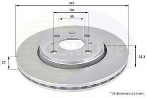 Тормозной диск для моделей: CITROËN (C1, C1), PEUGEOT (107,108), TOYOTA (AYGO,AYGO)