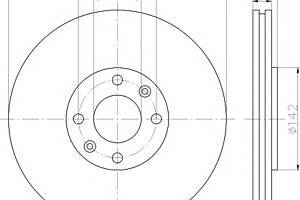 Тормозной диск для моделей: CITROËN (C4, C4,C4,C4,C4), PEUGEOT (307,307,307,307,207,207)