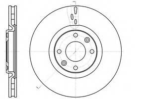 Тормозной диск   для моделей: CITROËN (C4, C4,C4,DS4,DS5), PEUGEOT (308,308,308,3008,5008,208)