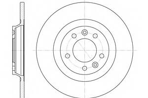 Тормозной диск для моделей: CITROËN (C5, C5), PEUGEOT (607,407,407,407,RCZ,508,508)