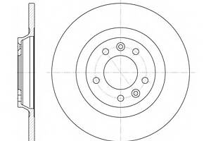 Диск гальмівний для моделей:CITROËN (C5,C5), PEUGEOT (607,407,407,407,RCZ,508,508)