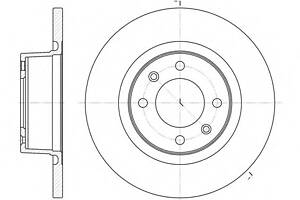 Диск гальмівний для моделей:CITROËN (C5,C5,C5,C5)