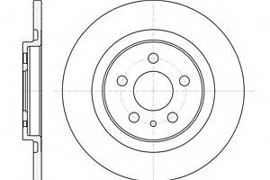 Диск гальмівний для моделей: CITROËN (C8), FIAT (ULYSSE, ULYSSE), LANCIA (PHEDRA), PEUGEOT (807)