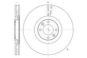 Тормозной диск для моделей: CITROËN (DS4, DS5), PEUGEOT (308,308)