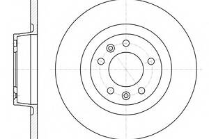 Тормозной диск   для моделей: CITROËN (JUMPY, JUMPY), FIAT (SCUDO,SCUDO,SCUDO), PEUGEOT (EXPERT,EXPERT,EXPERT), TOYOTA (