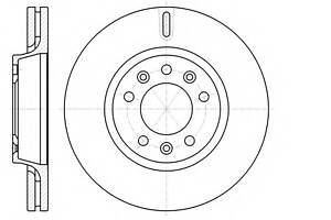 Тормозной диск для моделей: CITROËN (JUMPY, JUMPY), FIAT (SCUDO,SCUDO,SCUDO), PEUGEOT (EXPERT,EXPERT,EXPERT)