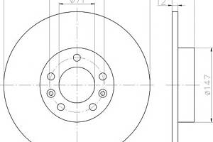Тормозной диск для моделей: CITROËN (JUMPY, JUMPY), PEUGEOT (508,508)