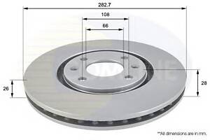 Гальмівний диск для моделей: CITROËN (XANTIA, XANTIA, XANTIA, XANTIA), PEUGEOT (406,406,406)
