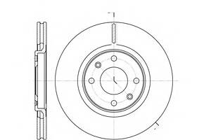 Диск гальмівний для моделей:CITROËN (XANTIA,ZX,AX,XANTIA,XSARA,XSARA,XANTIA,XANTIA,XSARA), PEUGEOT (306,306,405)