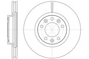 Диск гальмівний для моделей:CITROËN (XM,XM), PEUGEOT (508,508)