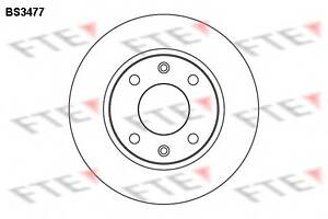 Тормозной диск для моделей: CITROËN (ZX, C15,VISA,SAXO,ZX,C15), PEUGEOT (106,205,205,205,306,306,309,405,405,405,405,1